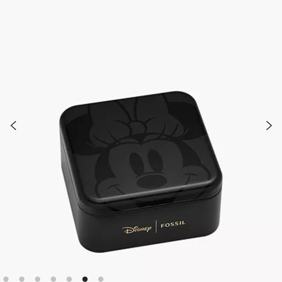 NEW Disney x Fossil Special Edition Gold-Tone Stainless Steel Drop Earrings - Picture 6 of 7